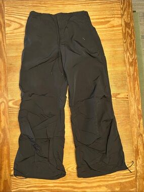 Zara Black Drawstring Jogger Pants